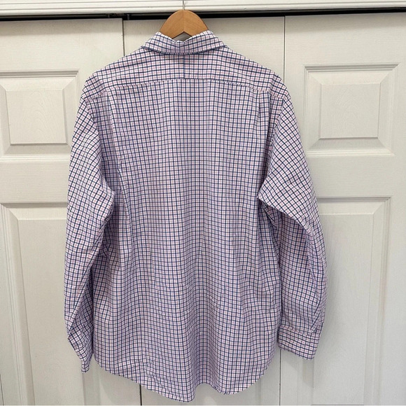 Polo by Ralph Lauren Men’s Button Down White Blue Pink Checkered Shirt XL - Picture 4 of 12